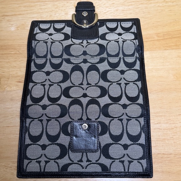 Coach Black and Gray Women's Wallet - Picture 2 of 6